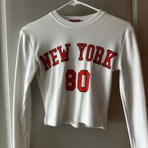 Sporty Long sleeve shirt from Edikted